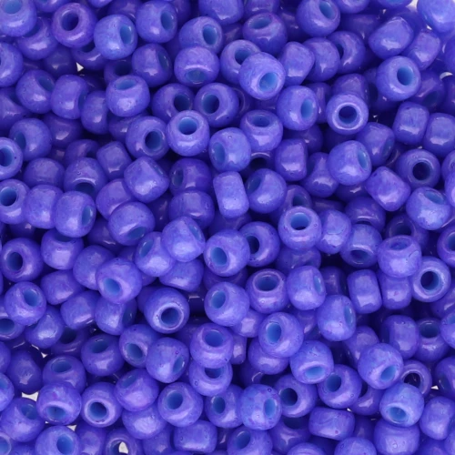Rocalla Miyuki 8/0 1477 - Violeta brillante opaco teñido x8g