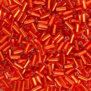 Corneta Miyuki 3 mm BGL1-0010 - Plateada Rojo Llama x10g