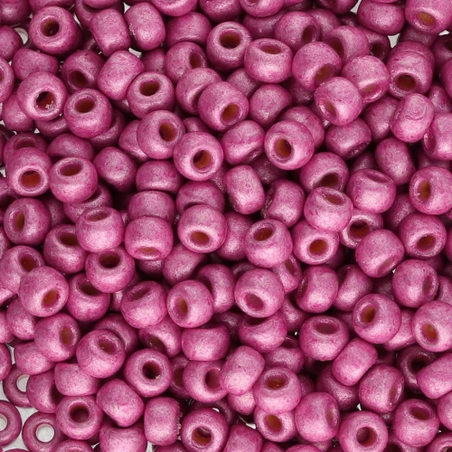 Rocalla Miyuki Duracoat 8/0 4210F - Hot Pink Galvanizado Mate x8g