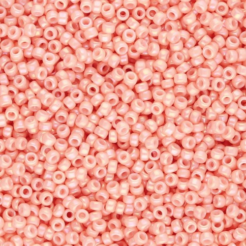 Cuentas Rocalla Miyuki 15/0 596-1 - Opaco Tea Rose Luster x8 g