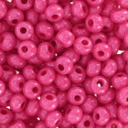 Cuentas de Rocalla Preciosa 6/0, 4 mm - Terra Intensive - Rosa, 20 g
