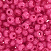 Cuentas de Rocalla Preciosa 6/0, 4 mm - Terra Intensive - Rosa, 20 g