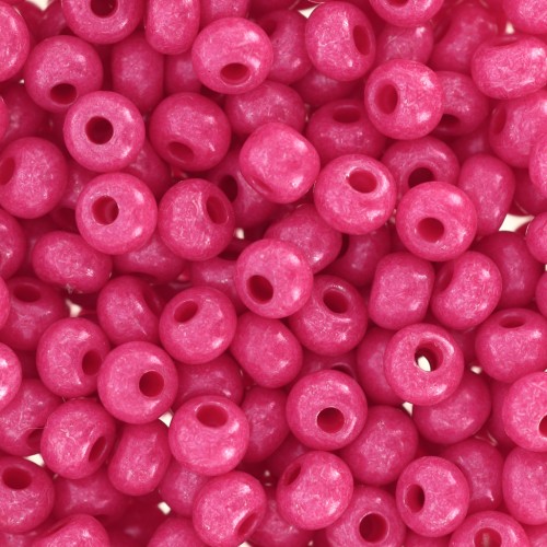 Cuentas de Rocalla Preciosa 6/0, 4 mm - Terra Intensive - Rosa, 20 g