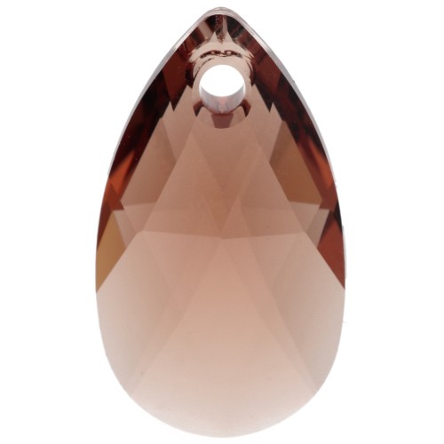 Teardrop PureCrystal 6106 16 mm - Topacio ahumado claro reinventado x1