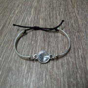 Separadore media pulsera 45.5x7 mm bronce x1