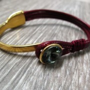 Separadore media pulsera pour Rivoli 1122 12 mm Dorado con oro fino x1