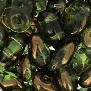 SuperDuo 2,5x5 mm Olivine Semi Bronze Luster x10g|raw }}