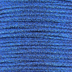 Hilo sintético metálico 1 mm Azul Oscuro x 1 m