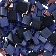 Mezcla de cuentas Miyuki - Cuentas de media y Tila - Aqua Bronze x10g|raw }}