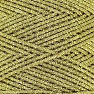 Hilo sintético pega metálico 1 mm Dorado x 1 m