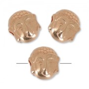 Cuenta buddha 7 mm dorado rosa x1|raw }}