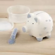 Surtido de mini cuentas de vidrio de 0,6 a 3 mm - Plateado x3