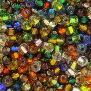 Preciosa Cuentas de rocalla 9/0 2,5 mm - Mix Silver Lined x20g|raw }}