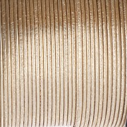 Hilo de cobre redondo martillado de 0,81 mm, semiduro - Dorado para evitar el deslustre x13.7m