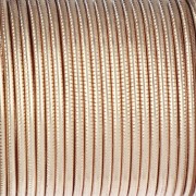 Hilo de cobre redondo estriado de 1,29 mm, semiduro - Dorado para evitar el deslustre x7.3m