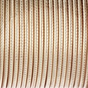 Hilo de cobre redondo trenzado de 1,29 mm, semiduro - Dorado para evitar el deslustre x7.3m