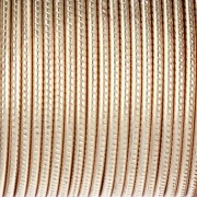 Hilo de cobre redondo trenzado de 1,29 mm, semiduro - Dorado para evitar el deslustre x7.3m