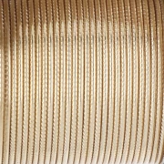 Hilo de cobre redondo trenzado de 1,02 mm, semiduro - Dorado para evitar el deslustre, 9,1 m