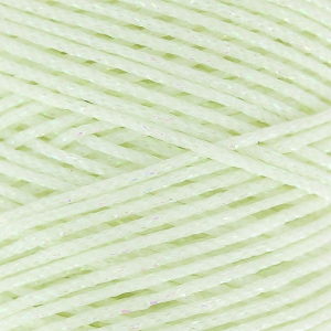 Hilo sintético pega metálico 1 mm Marfil/Plateado x 1 m