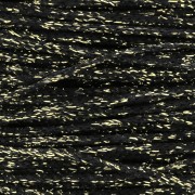 Hilo sintético metálico 1 mm Negro/Dorado x 1 m|raw }}