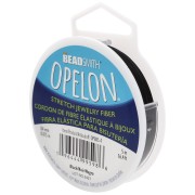 Opelon 0,4 mm fibra elástica - Negro x5m