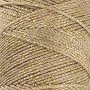 Hilo sintético pega metálico 1 mm Sand/Dorado x 1 m