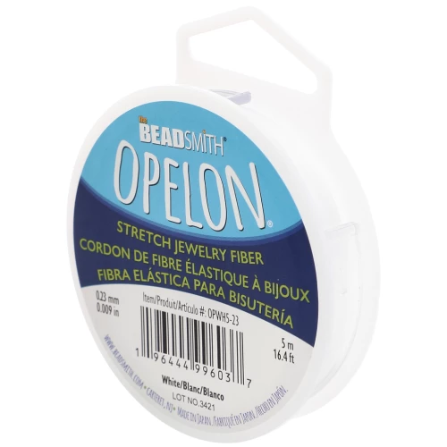 Opelon 0,23 mm fibra elástica - Blanco x5m