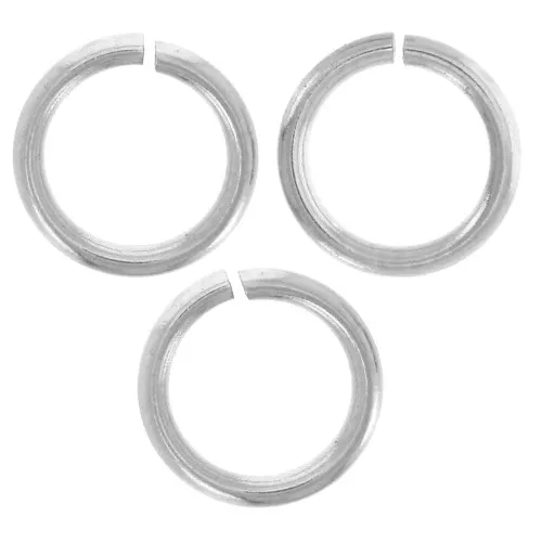 Anillos abiertos 5x0,7 mm - Acero inoxidable 316L x50