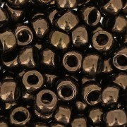 Cuentas de Rocalla Matubo 7/0 - 3,5 mm, bronce oscuro, 10 g