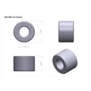 Cuentas de Rocalla Matubo 7/0 - 3,5 mm, bronce oscuro, 10 g