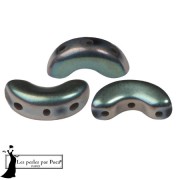 Cuentas de cristal Arcos® de Puca® 5x10 mm - Completo Celsian Mat x10g