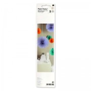 Surtido de 3 médaillons en papier Paper Poetry 46-24-20 cm Multicolore|raw }}