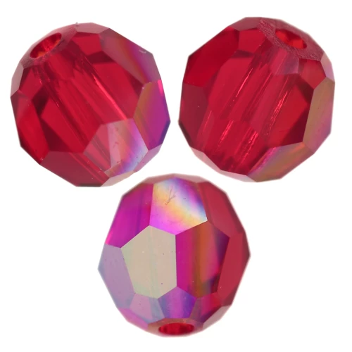 Cuentas redondas PureCrystal 5000 4 mm - Siam claro AB x20