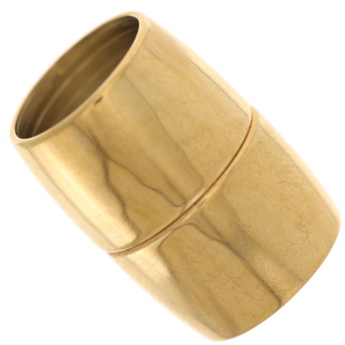 Cierre magnético para cordón de 10 mm - Acero inoxidable 316 Dorado x1