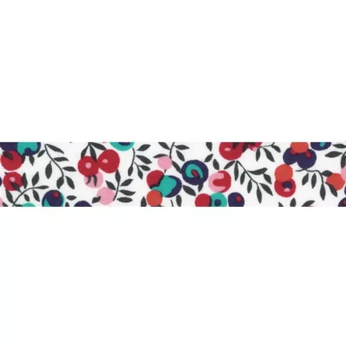 Cinta cortada al bies Liberty Wiltshire Multicolore x 1m