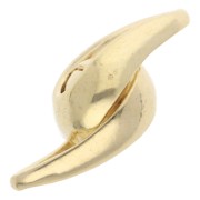 Cierre Magnético 17x7 mm - Plata 925 Plateado con oro fino x1