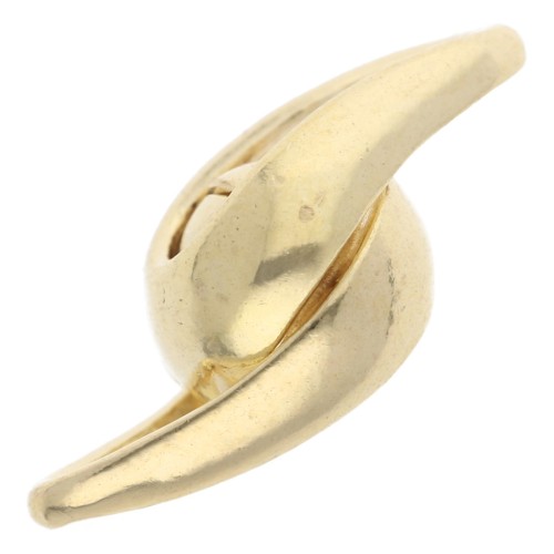 Cierre Magnético 17x7 mm - Plata 925 Plateado con oro fino x1