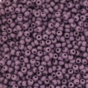 Cuentas de Rocalla Preciosa 11/0 de 2 mm - Lila opaco x 20 g