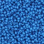 Cuentas de Rocalla Preciosa 11/0 de 2 mm - Terra Intensive - Azul mate x20 g