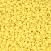 Cuentas de Rocalla Preciosa 11/0 de 2 mm - Terra Intensive - Amarillo mate x 20 g