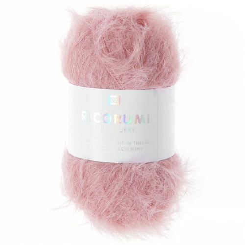 Ricorumi Furry hilo de pelo de imitación Furry Rico Design Amigurumi - Coral 003 x25g