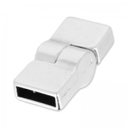 Cierre magnético 26x12 mm para cordón 10 mm Chapado Plateado envejecido x1|raw }}