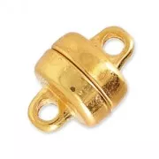 Cierre magnético 10x7 mm Dorado con oro fino x1