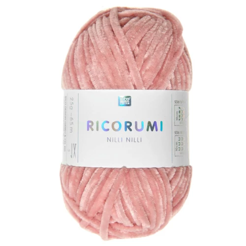 Ricorumi Nilli Nilli lana de chenilla por Rico Design Amigurumi - Salmón 007 x25g