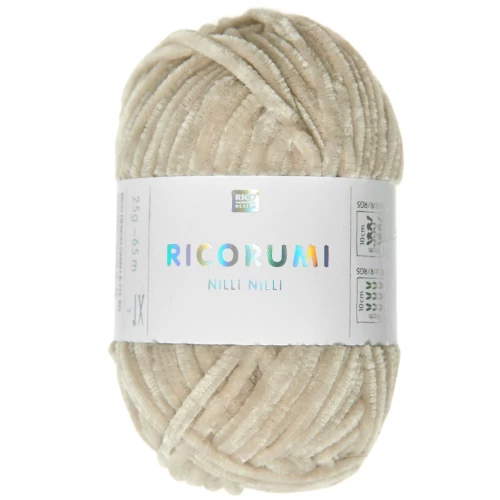 Ricorumi Nilli Nilli lana de chenilla por Rico Design Amigurumi - Crudo 021 x25g