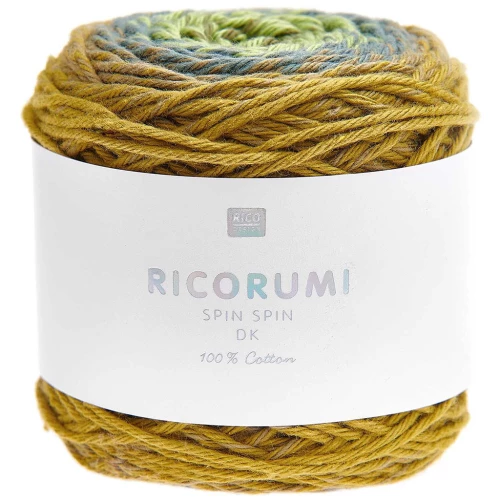 Ricorumi Spin Spin algodón de Rico Design para Amigurumi - Oliva x50g