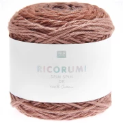 Ricorumi Spin Spin algodón de Rico Design para Amigurumi - Marrón x50g