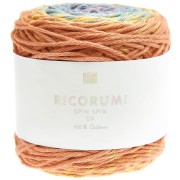 Ricorumi Spin Spin algodón de Rico Design para Amigurumi - Earthy Rainbow x50g