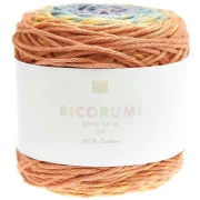 Ricorumi Spin Spin algodón de Rico Design para Amigurumi - Earthy Rainbow x50g