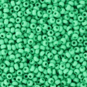 Cuentas de Rocalla Preciosa 11/0 de 2 mm - Terra Intensive - Verde oscuro mate x 20 g